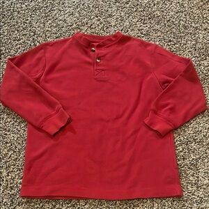 Classic Kids Red Button-Up Sweater